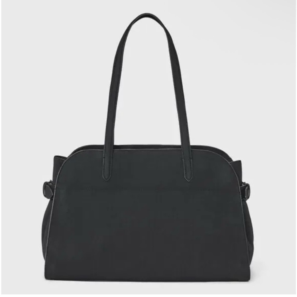 A New Day - Solid Soft Satchel Handbag - A New Day Black Black
NWT #chic